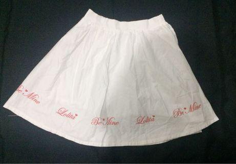 Be Mine Lolita White Skirt ❤️