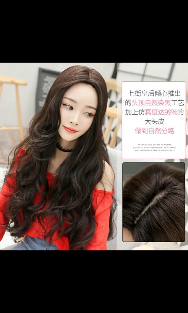 No Instocks Preorder Korean Wavy Curly Centre Parting Wig