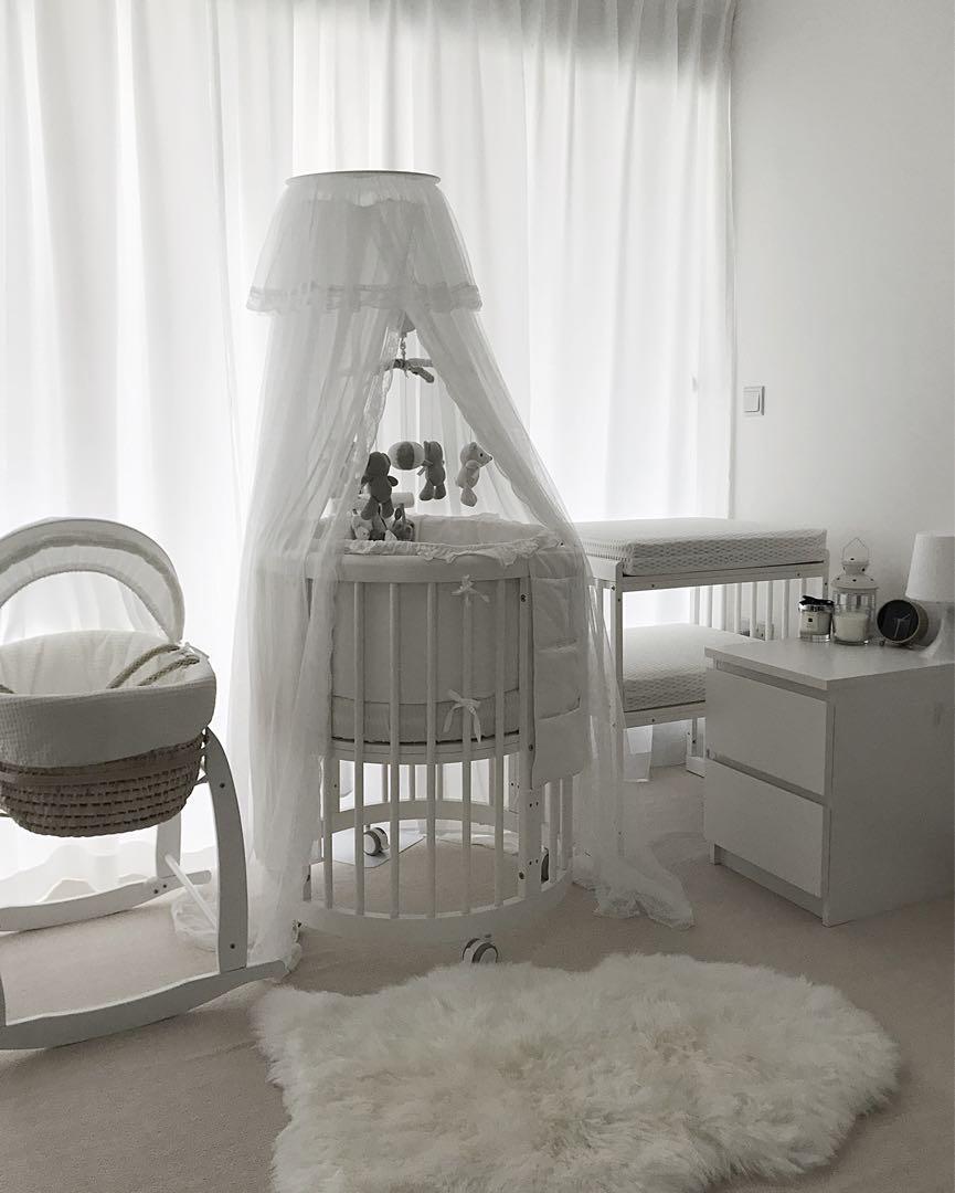 oval cribs for babies