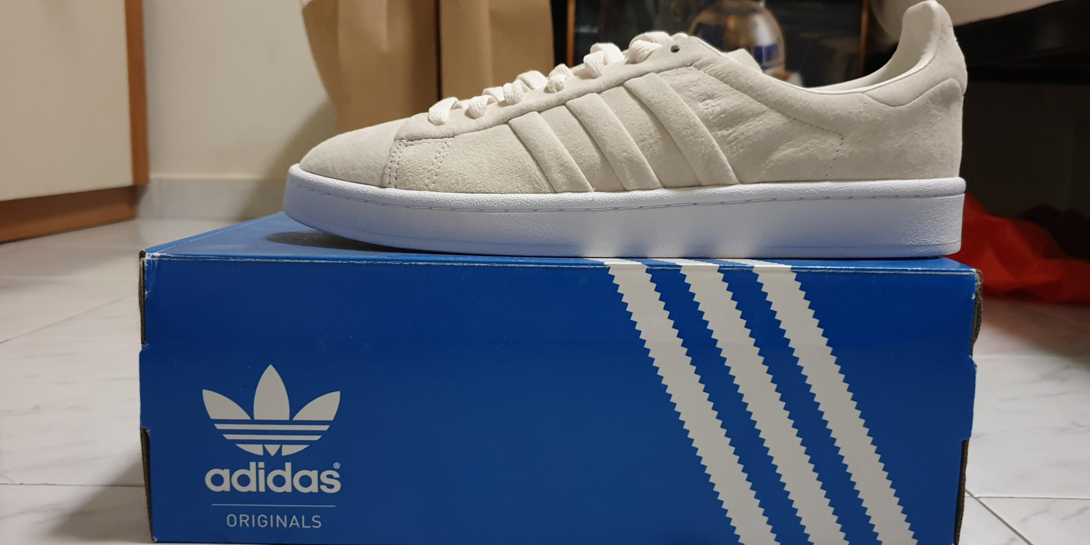 Adidas campus stitch hotsell and turn chalk white