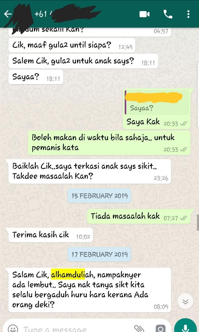 Alhamdulilah Terima Kasih Kerana Feedback Dan Doa Nya Everything Else On Carousell