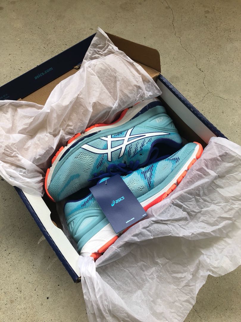 asics gel nimbus 20 porcelain blue