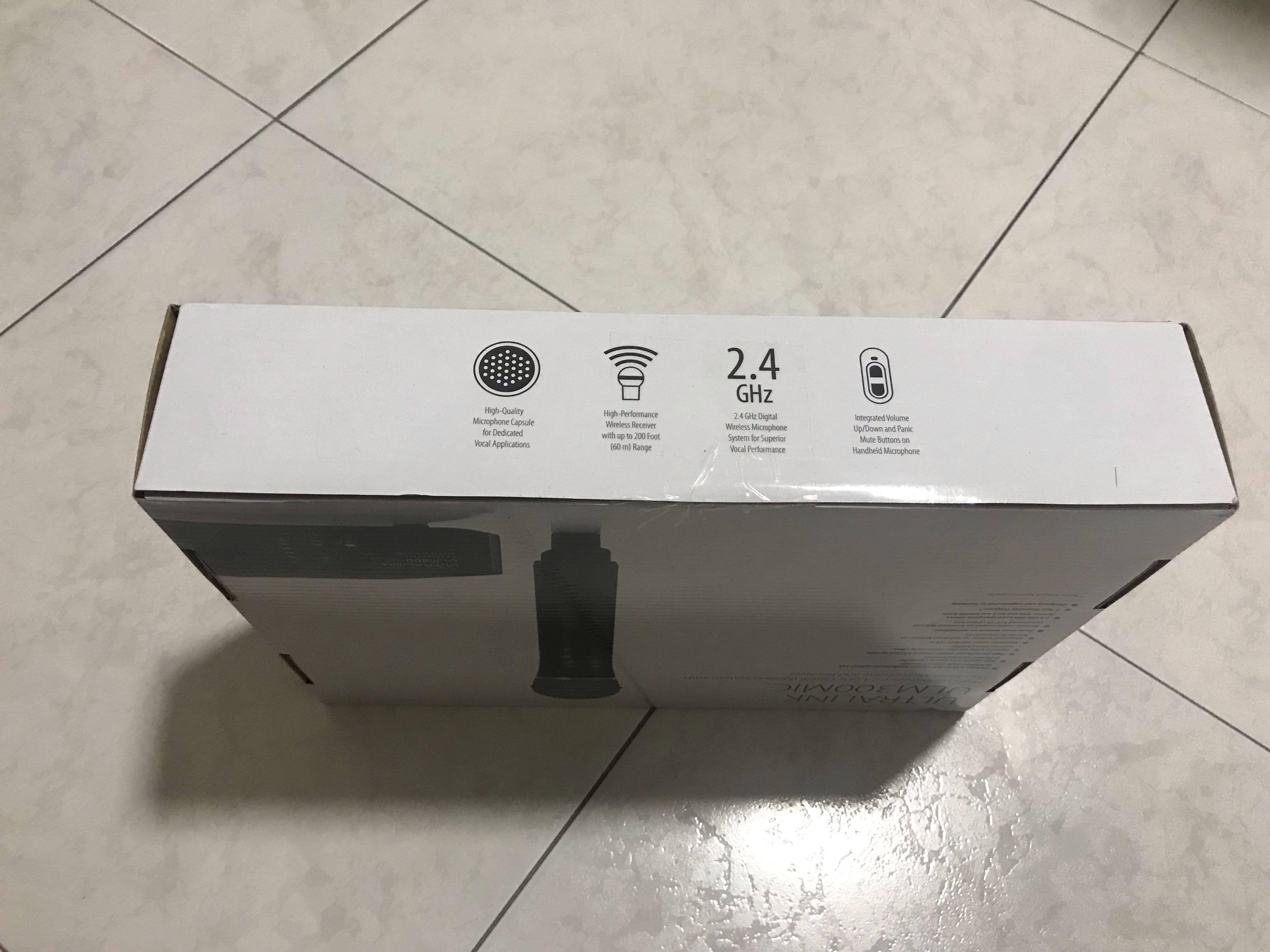 Behringer Sistema de micrófono inalámbrico ULM300MIC ULTRALINK Behringer Sistema de micrófono inalámbrico ULM300MIC ULTRALINK