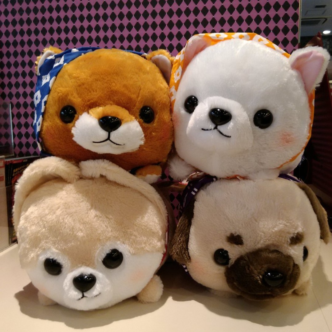 BN AMUSE Mameshiba 3 Brothers Dog BIG 2 Rolling Lying Down Plush Soft Toy L32cm Hobbies Toys Toys Games on Carousell