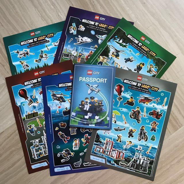 Lego city sticker 2025 book