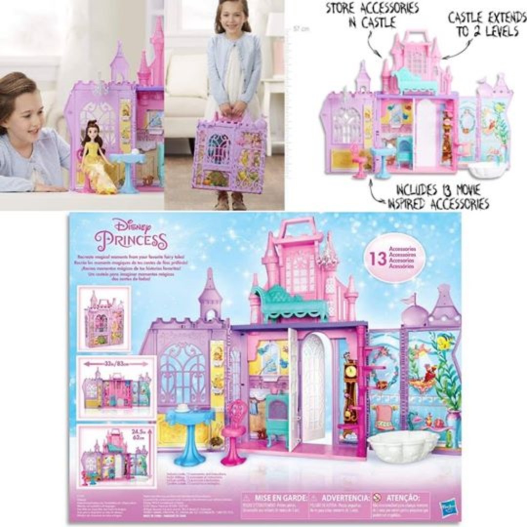 disney princess pop up palace playset