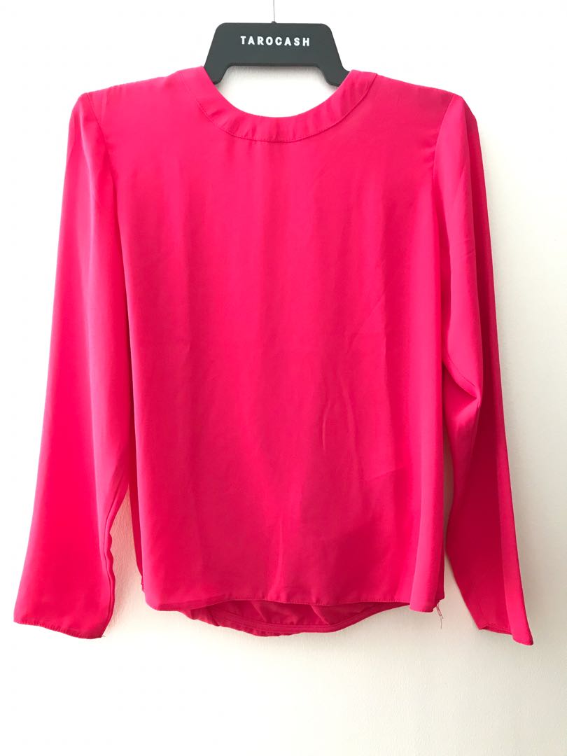Dorothy Perkins Pink Cotton Jersey Lace Detail Top Size 8 New