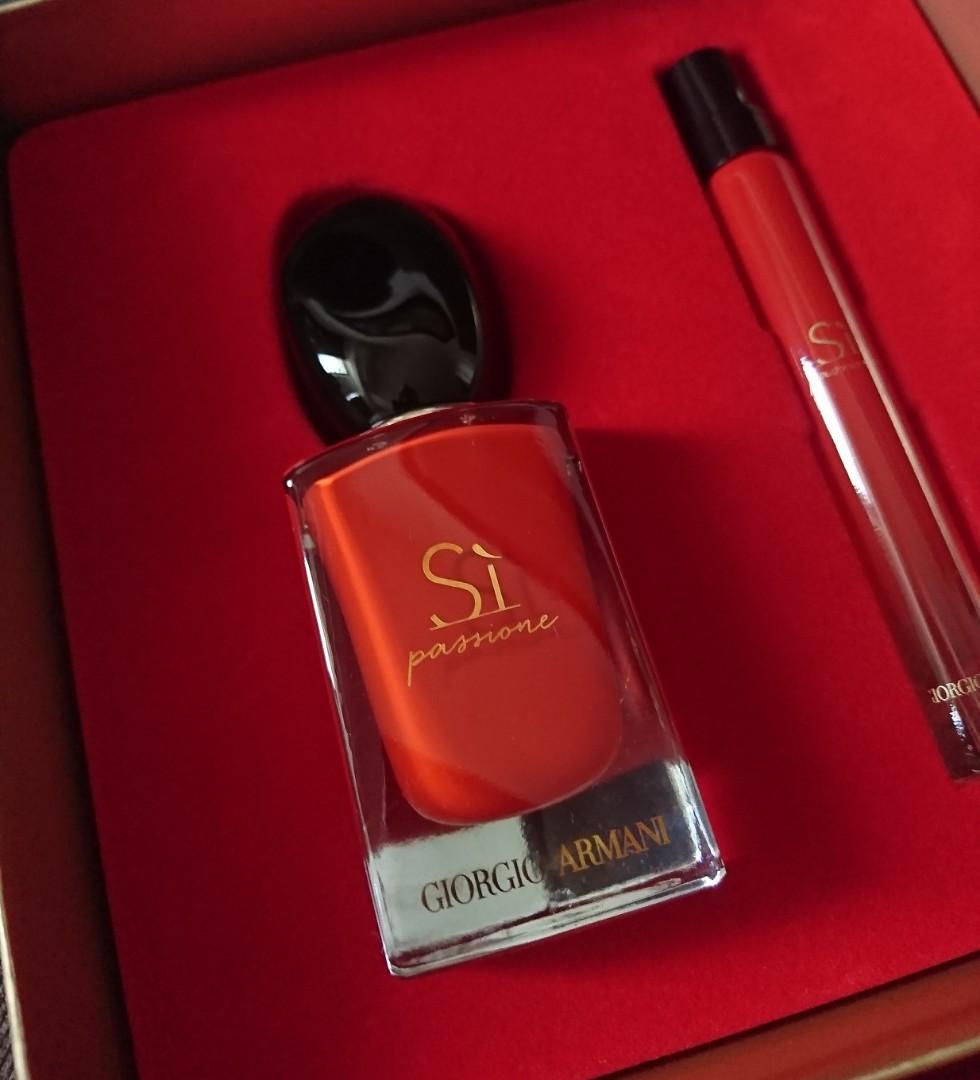 giorgio armani si passione set