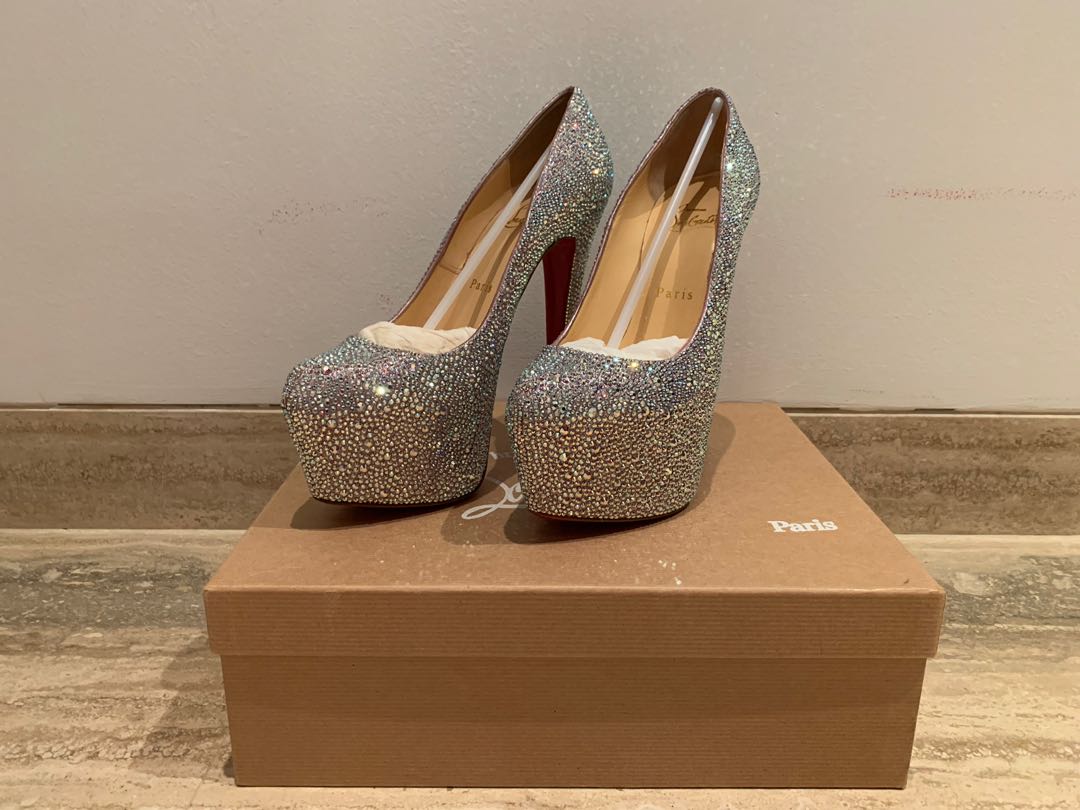 Christian Louboutin Daffodile Strass 160 Suede Burma