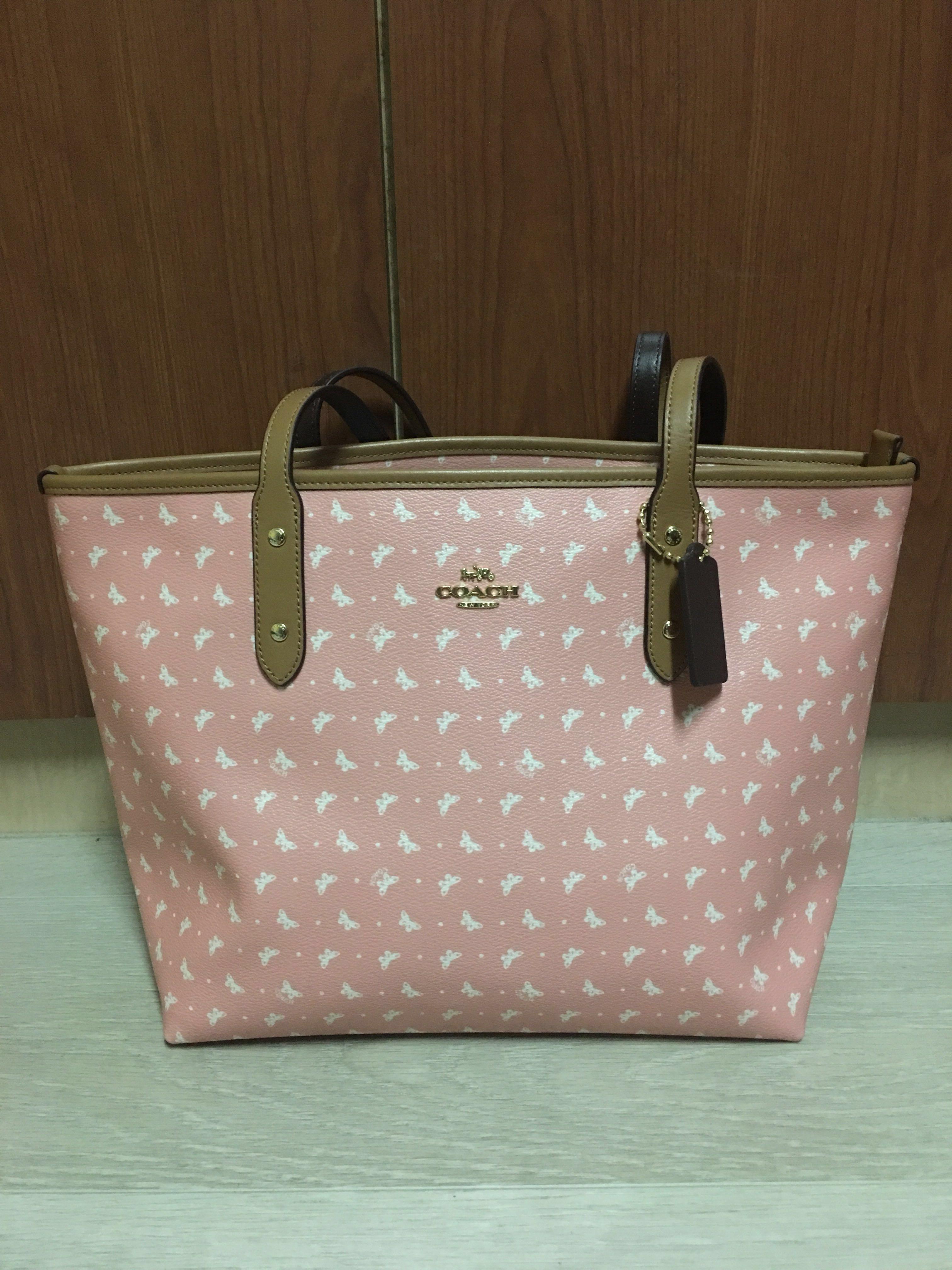 coach butterfly tote