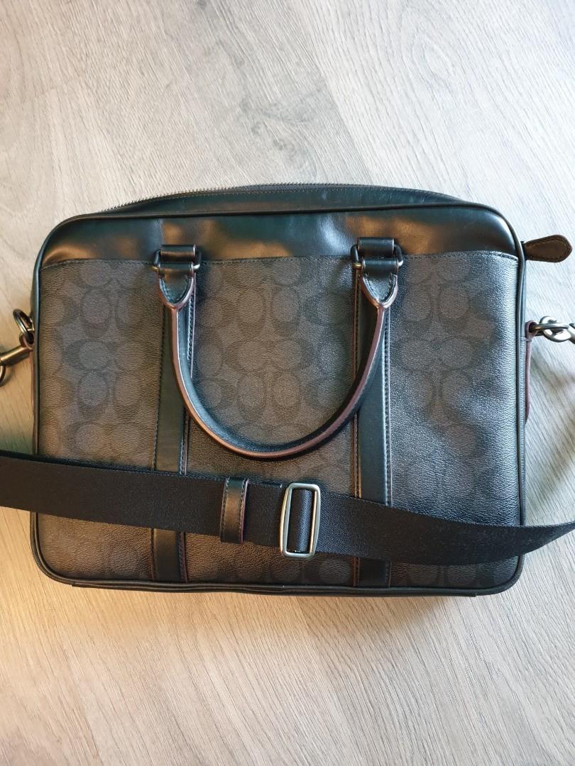 Coach Laptop bag, Men's Fashion, Bags, Briefcases on Carousell