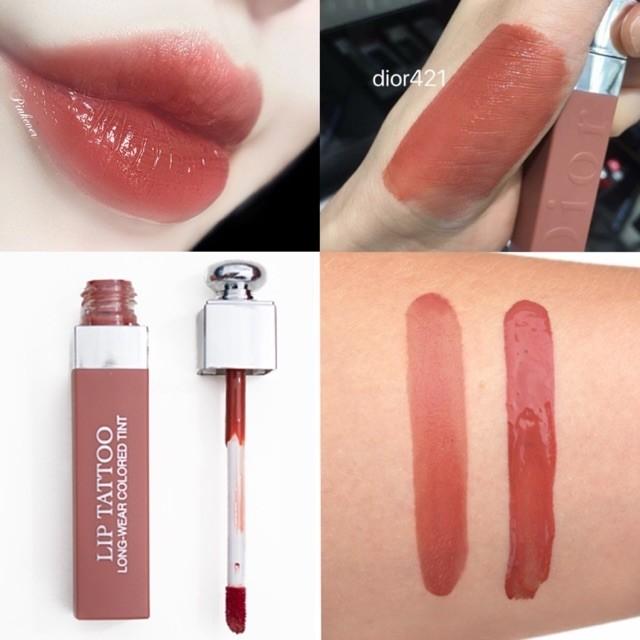 Dior lip store tattoo 321 swatch