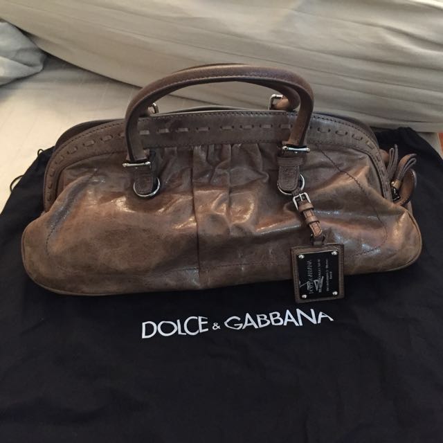Dolce & Gabbana Miss Romantique Bag Black Leather