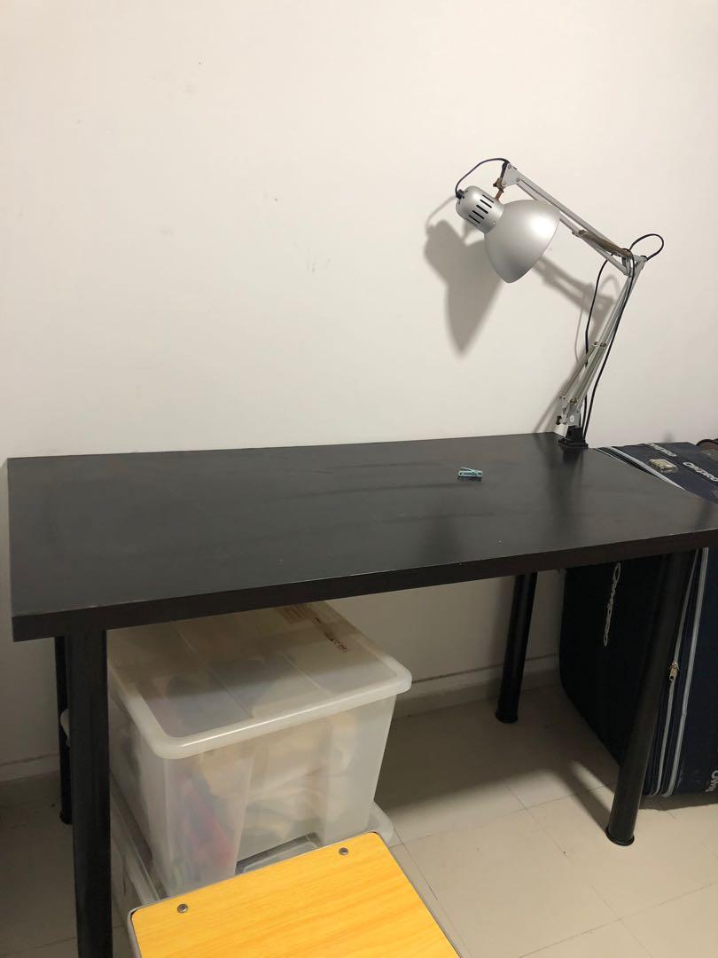 Drawers , study table with inbuilt lamp, Furniture & Home Living