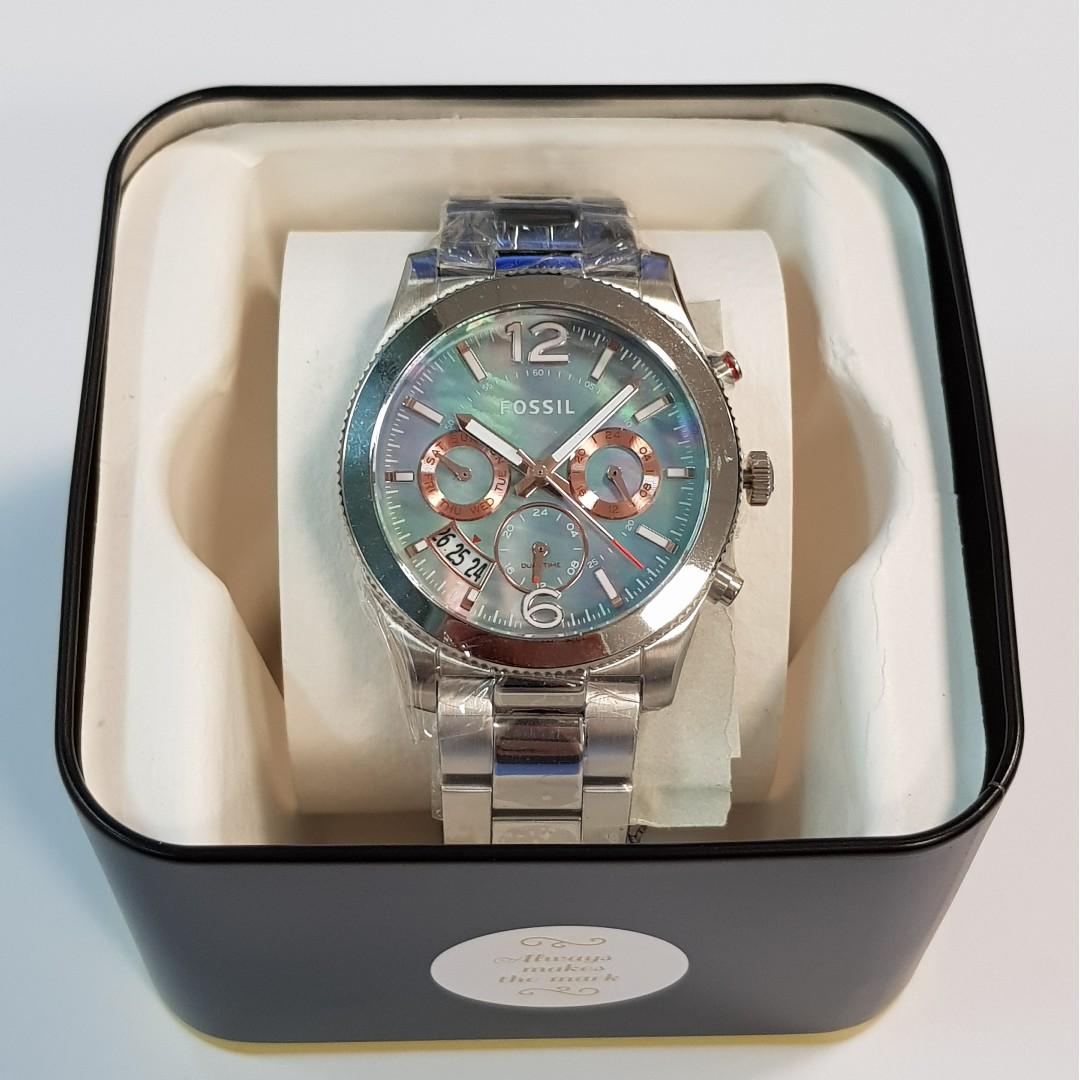 Fossil Perfect Boyfriend Multifunction Stainless Steel Watch 40 Mm