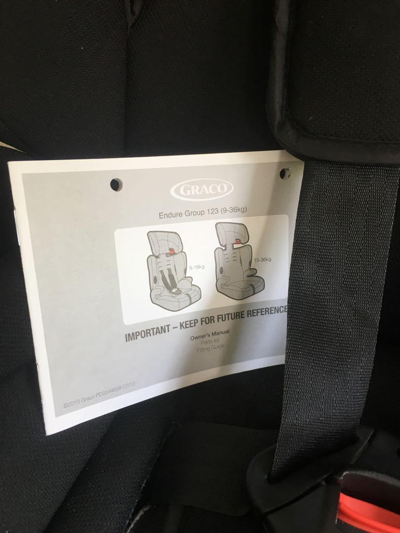 Graco endure 123 best sale