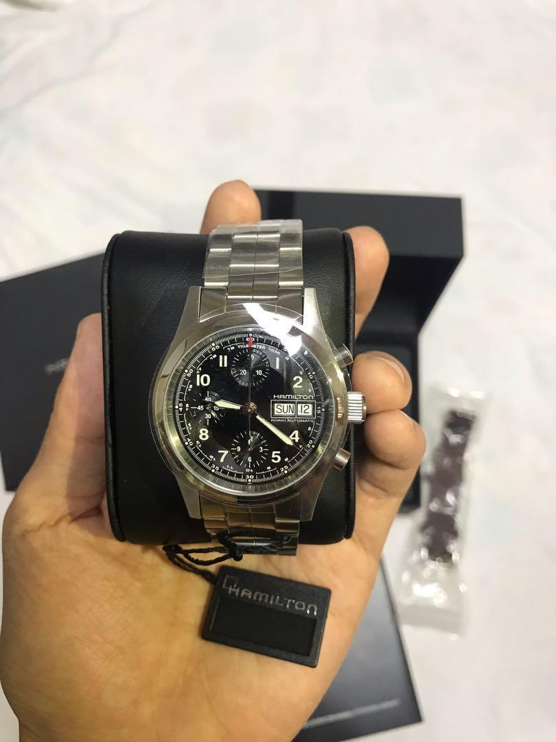 Hamilton Khaki Field Chrono Auto 38 H71416137 brand new under warranty Carousell