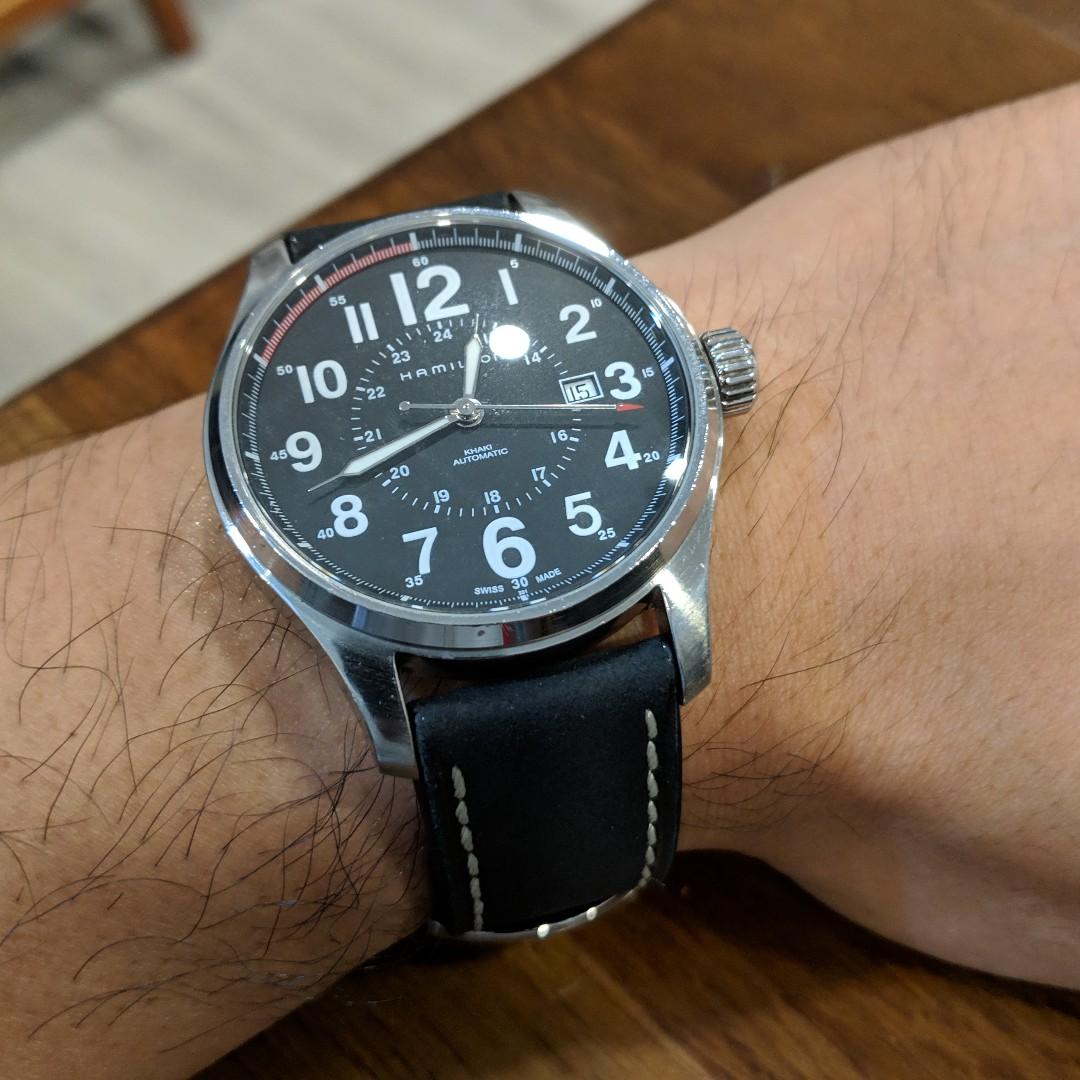 Hamilton Khaki Field Officer Auto Special Price Men S Fashion Watches On Carousell