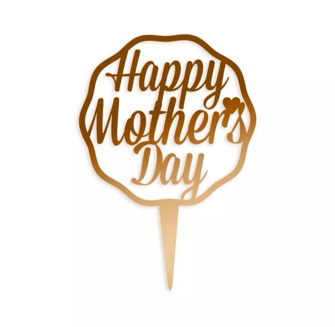 Happy Mothers Day Cake Topper Furniture Home Living Kitchenware