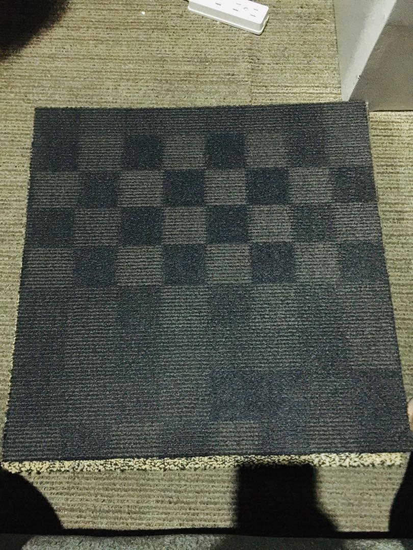 Heavy duty 2nd hand carpet tiles, Furniture & Home Living, Home Decor