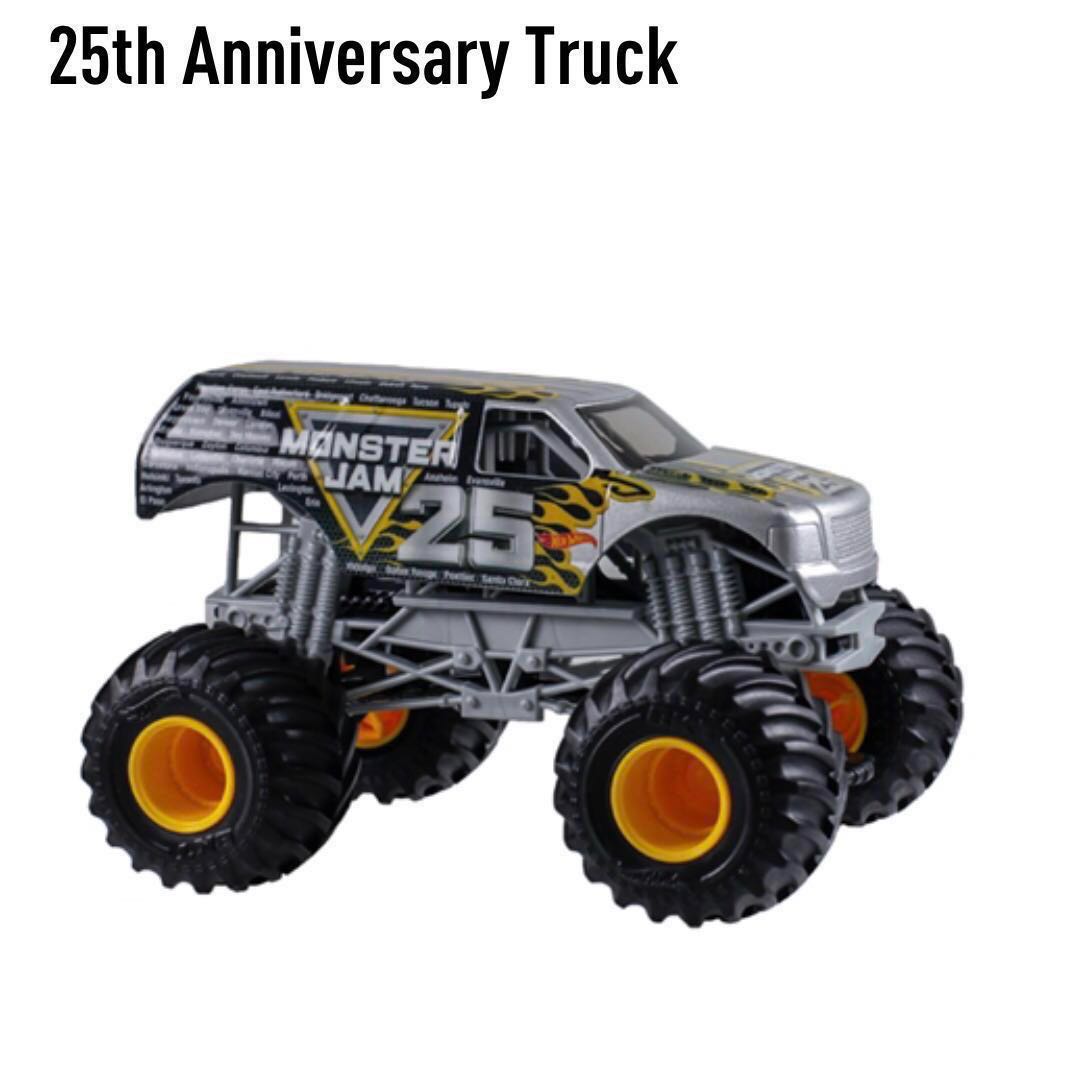 monster jam 25 hot wheels