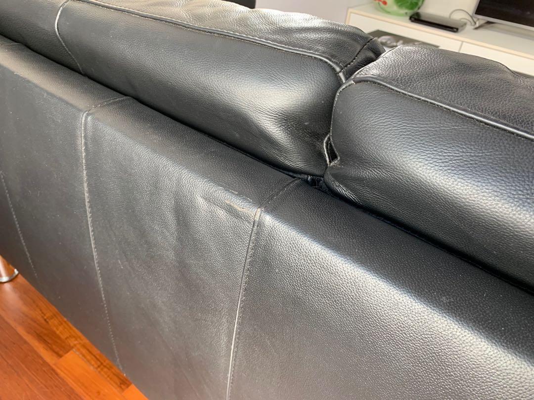 ikea landskrona 2 seater sofa leather