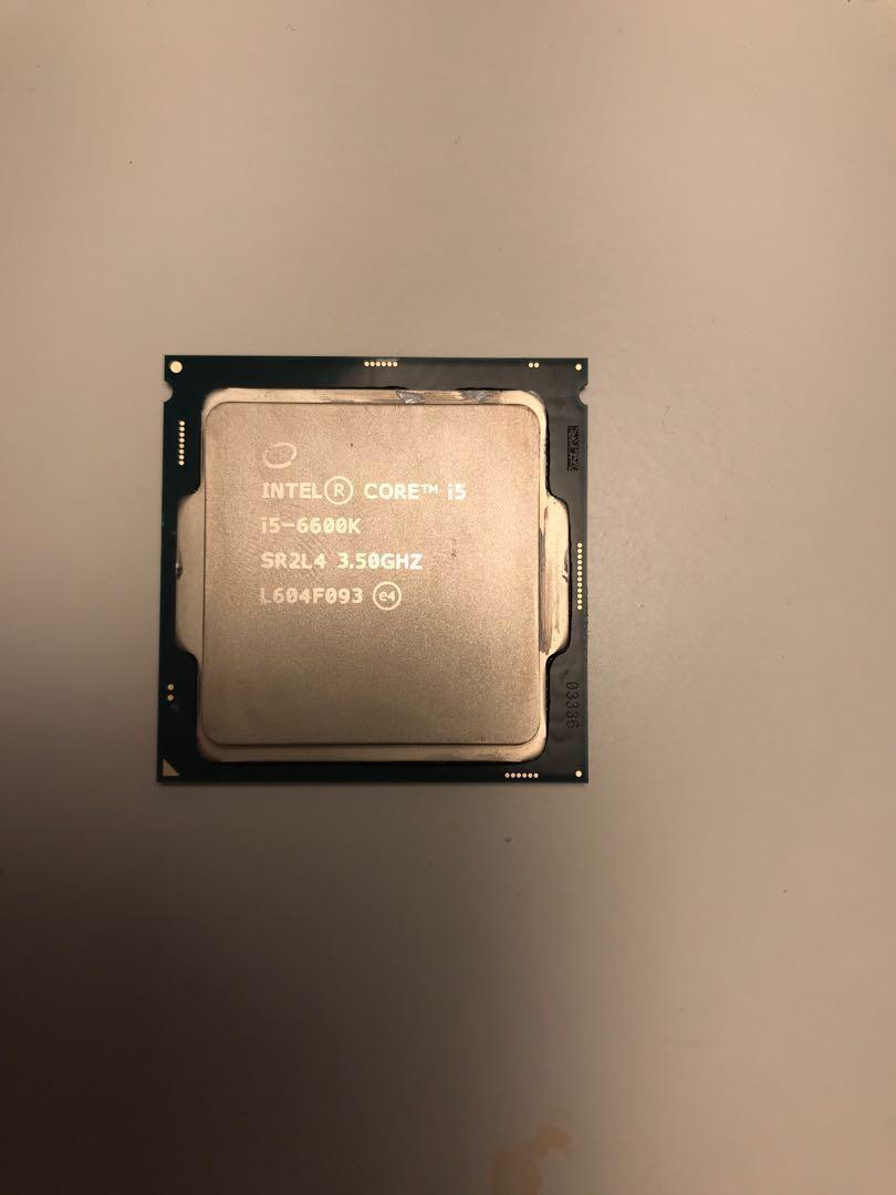 Intel Core I5 6600k Electronics Computer Parts Accessories On Carousell