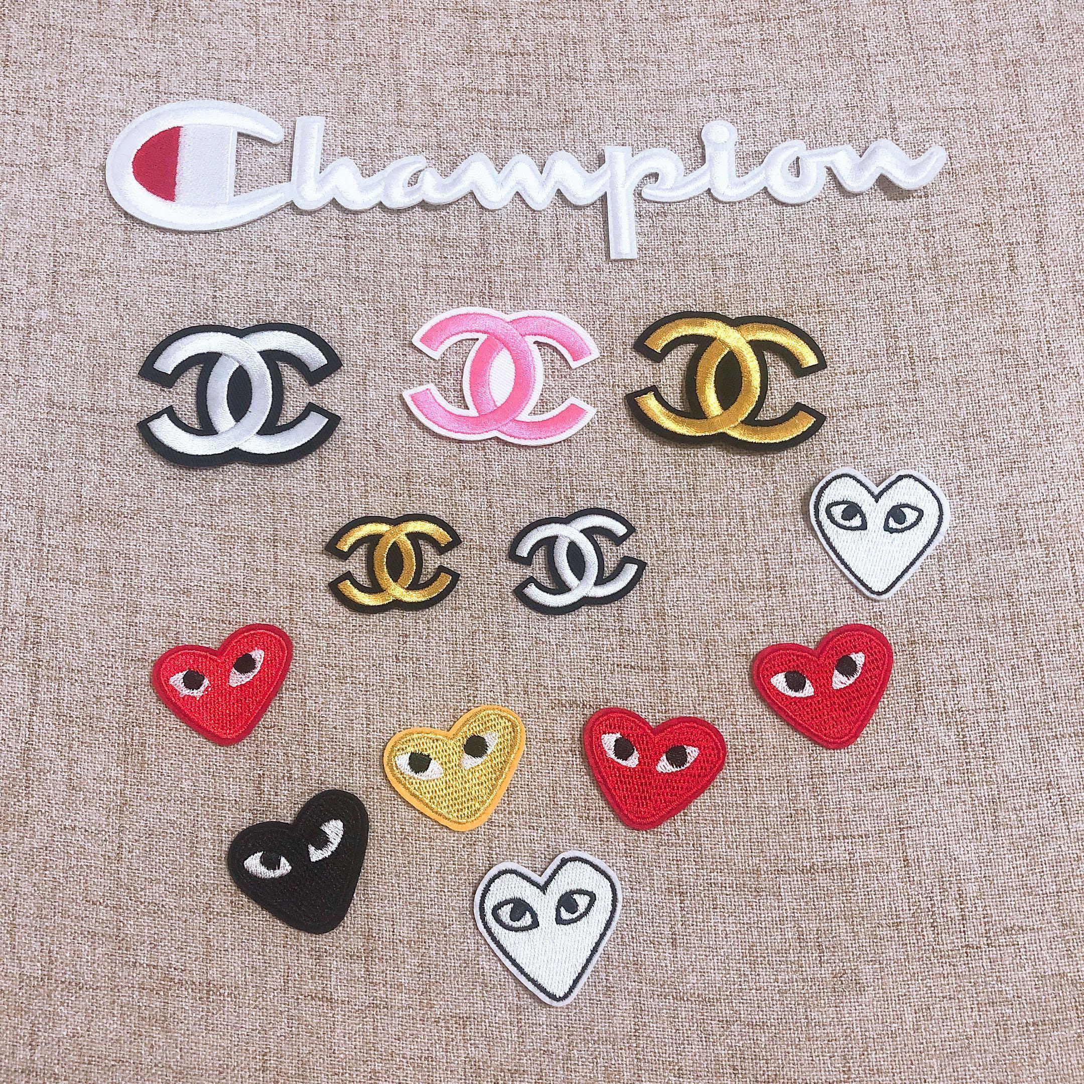 Iron On Patches (Chanel, CDG, Champion), Hobbies & Toys
