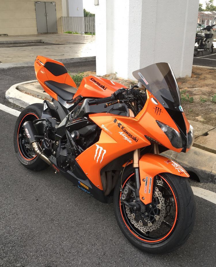 Kawasaki zx10r orange deals