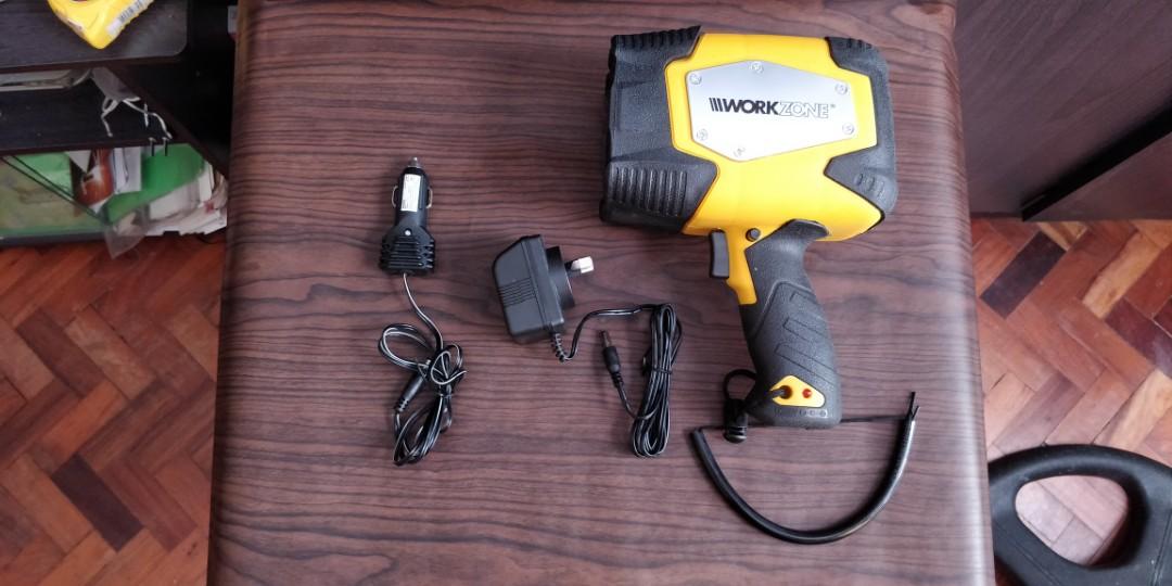 Workzone deals rechargeable spotlight