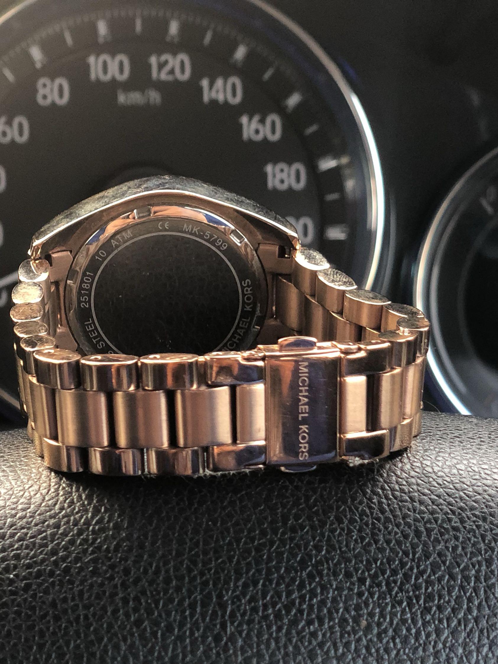 Michael kors 5799 rose gold deals
