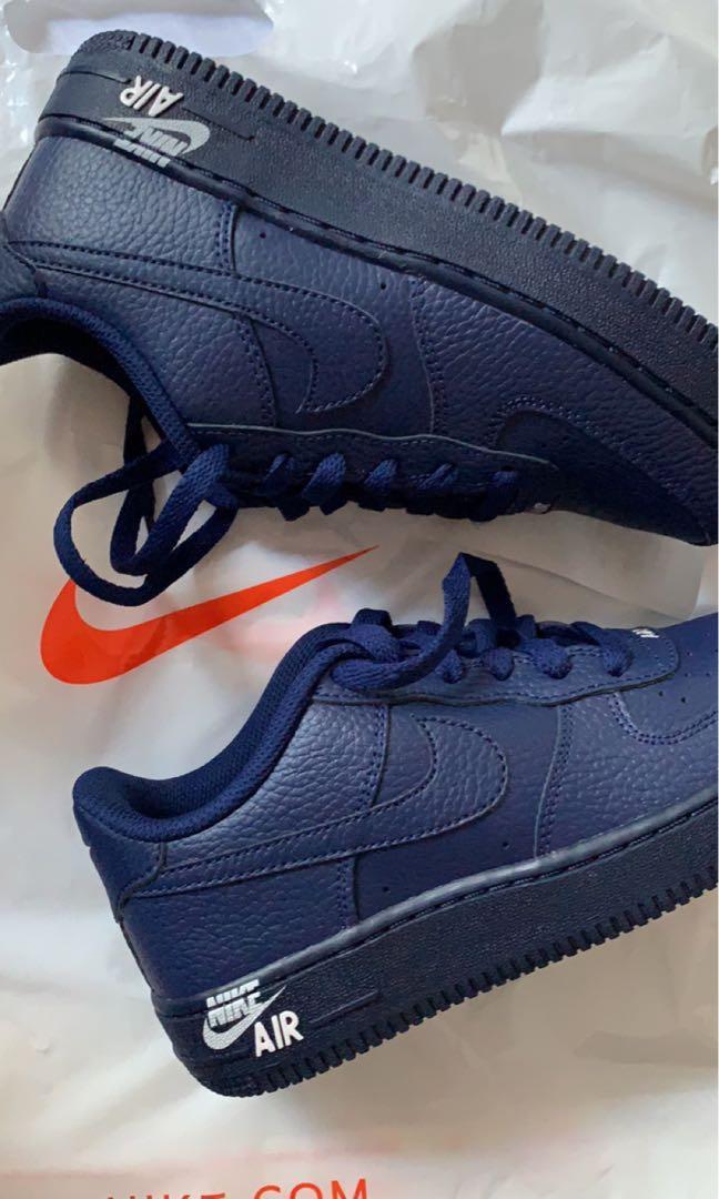 NIKE AIR FORCE 1 EMBLEM BLUE