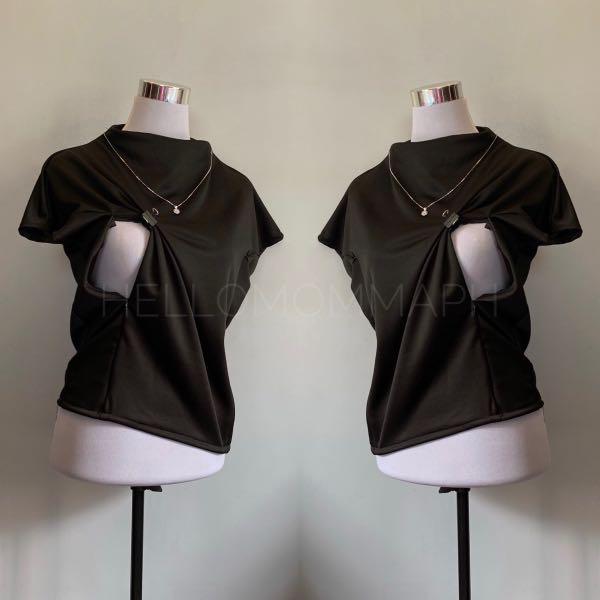 Nursing top (Category: Maternity wear) located in Pasig City. Submitted by hellomommaph (Listing ID 225922662, Image 3). Description: Iris breastfeeding top. To provide a clean look, two zippers in front were discreetly provided for nursing access. Color: Black Size : Small , Medium Dm your order mommas #breastfeedingtees #buntisph #nursingtop #nursingwear #breastfeedingwear #nursingtop #breastfeedingmoms #nursingdress #bfeedingtop #mamawears.
