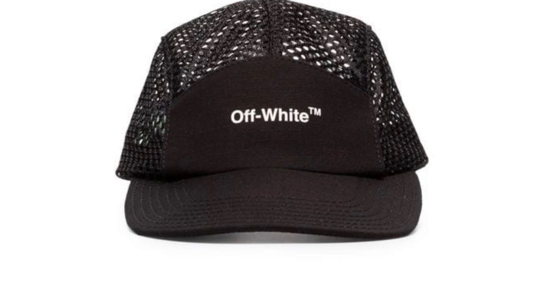 off white mesh cap