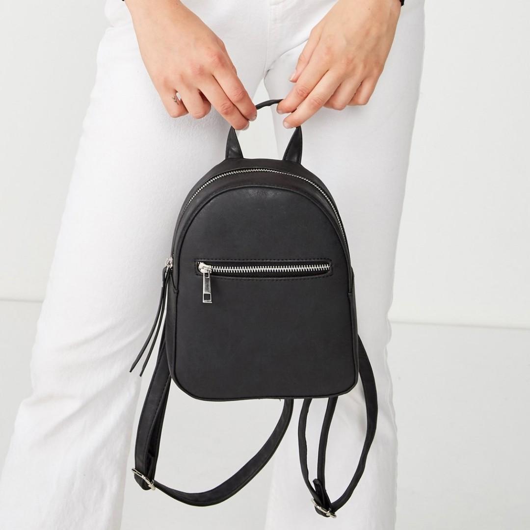 OPEN PO Typo Mini Arch Backpack Fesyen Wanita Tas Dompet di Carousell