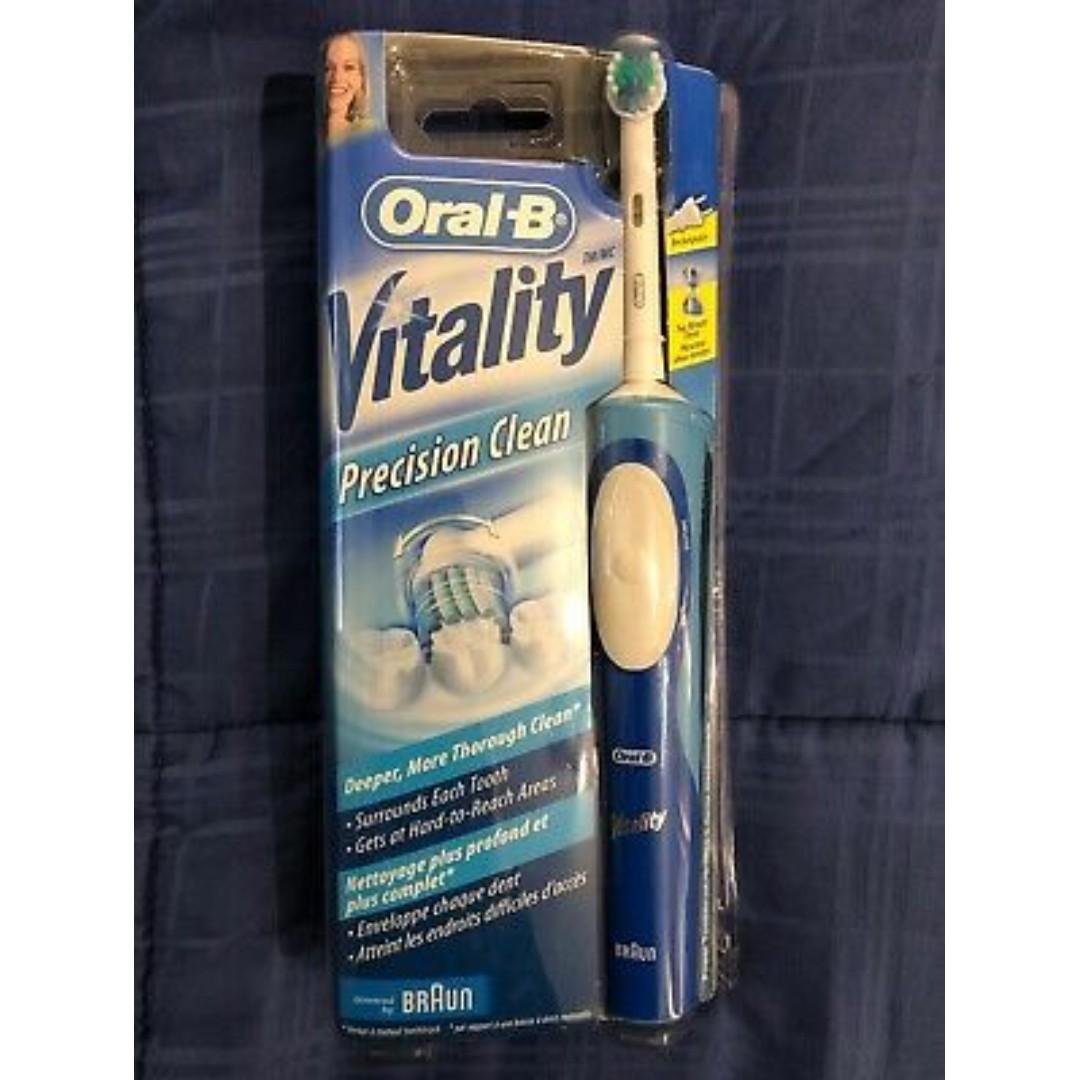 vitality precision clean electric toothbrush