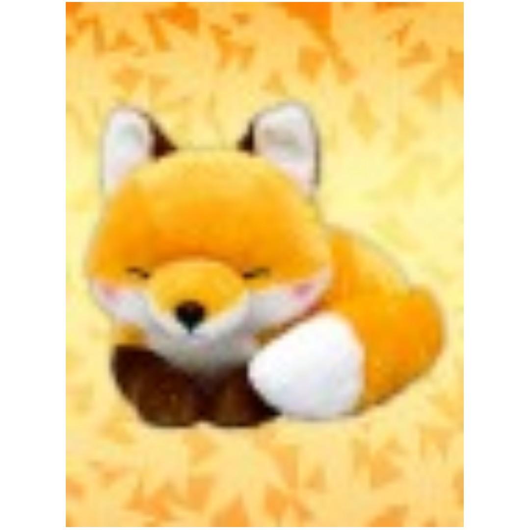 Orange Fox Konkon Plush Hobbies Toys Toys Games on Carousell