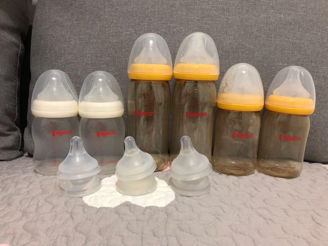 Pigeon Bottle Ppsu Pp Bundle Only Babies Kids Nursing Feeding Breastfeeding Bottle Feeding On Carousell