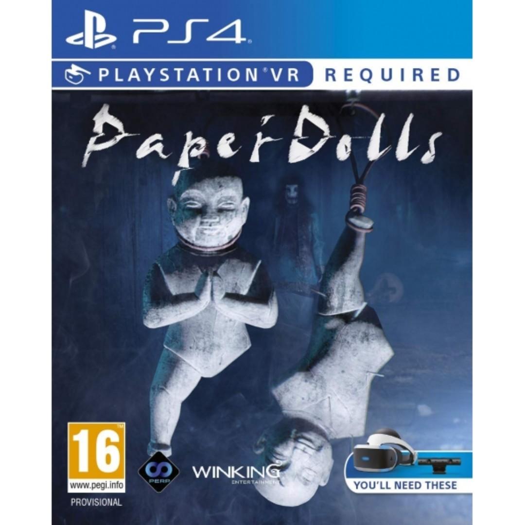Po Paper Dolls Ps4 Game Psvr Required Toys Games Video