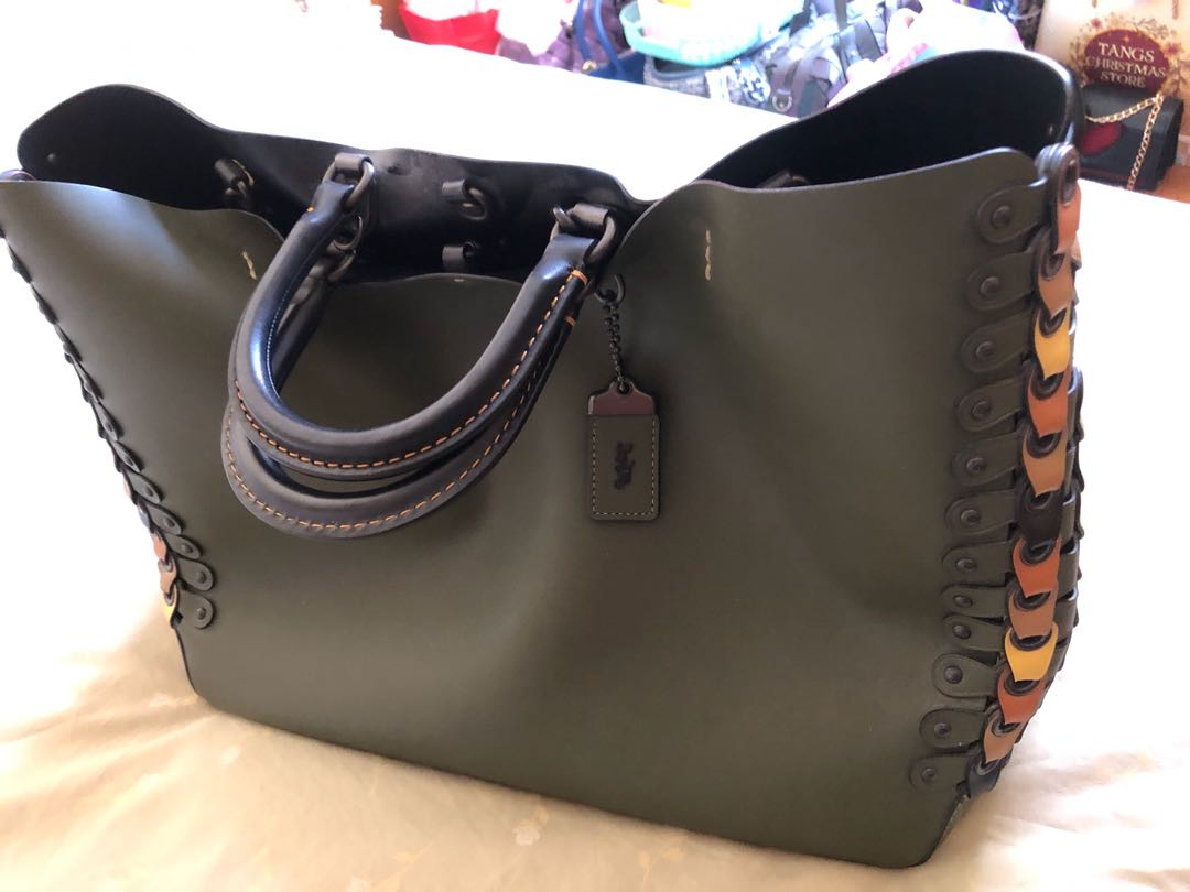 coach leather bag price