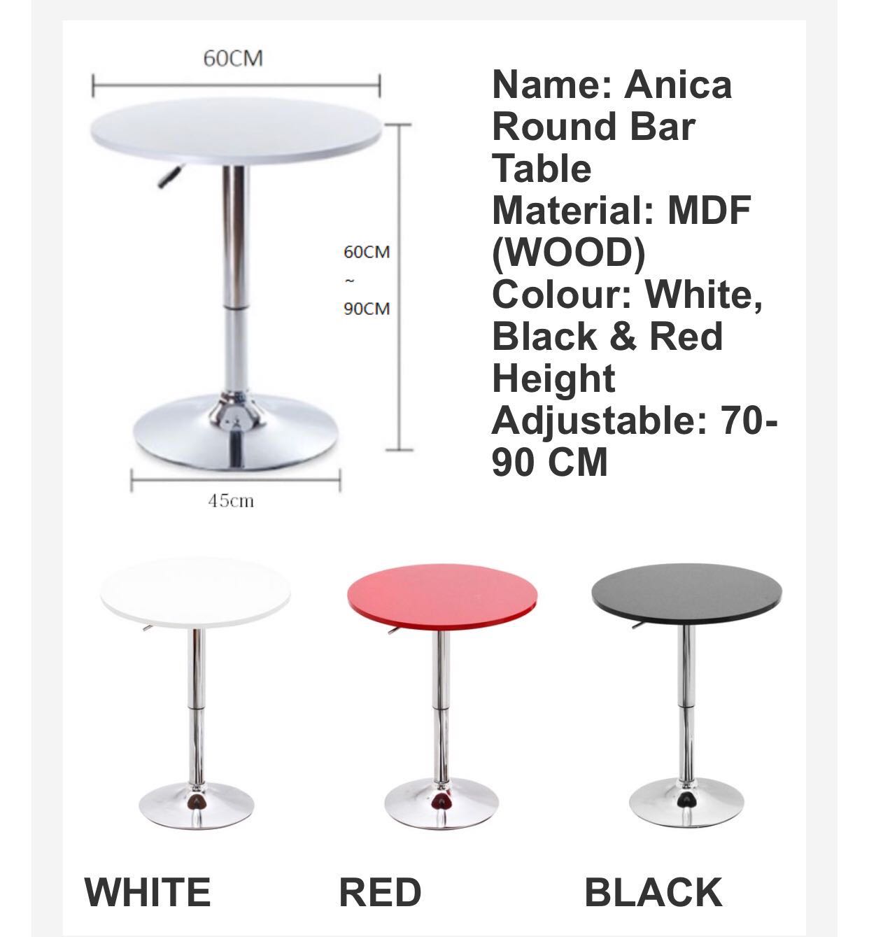 Promotion Round Adjustable Table Office Desk Furniture