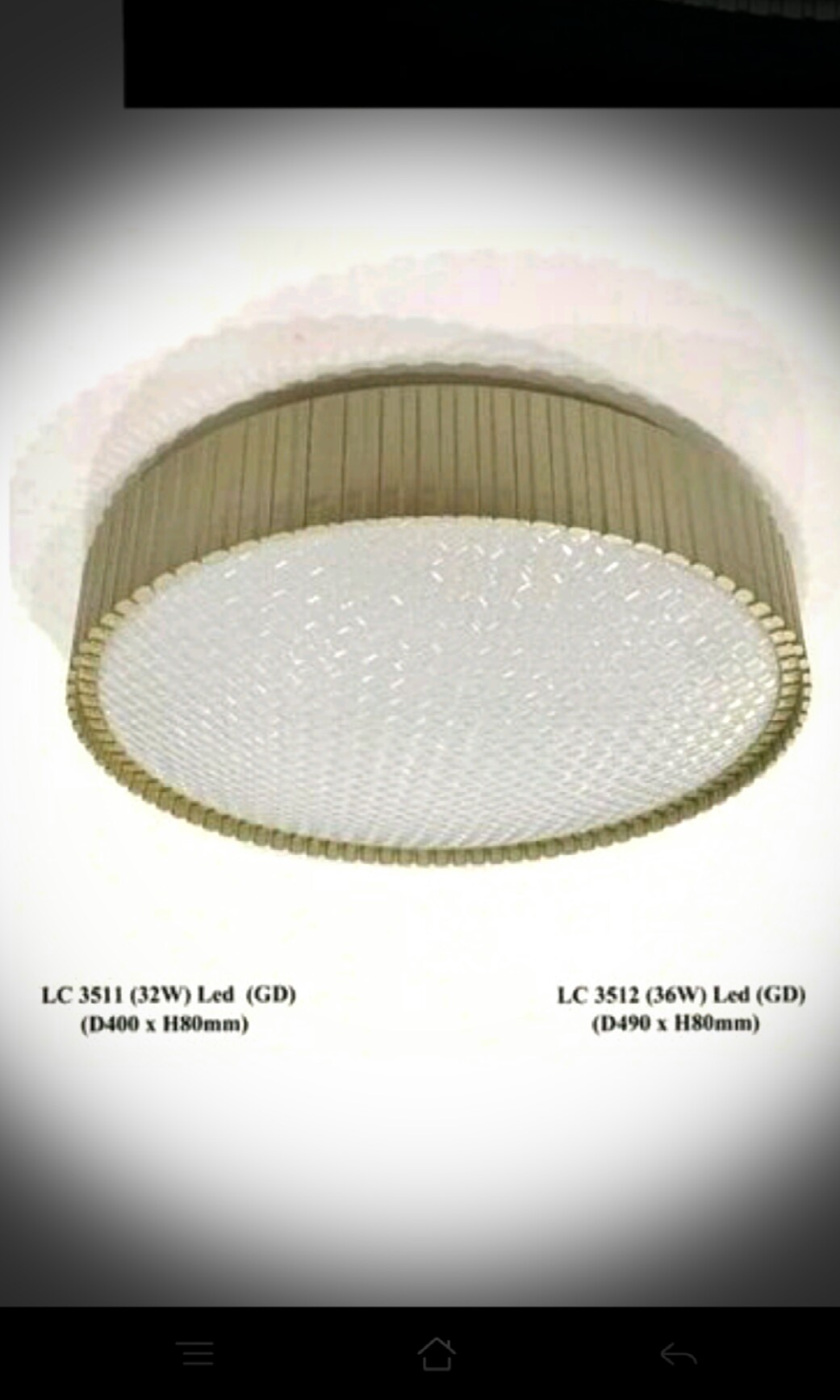 Retro Design Led Ceiling Light