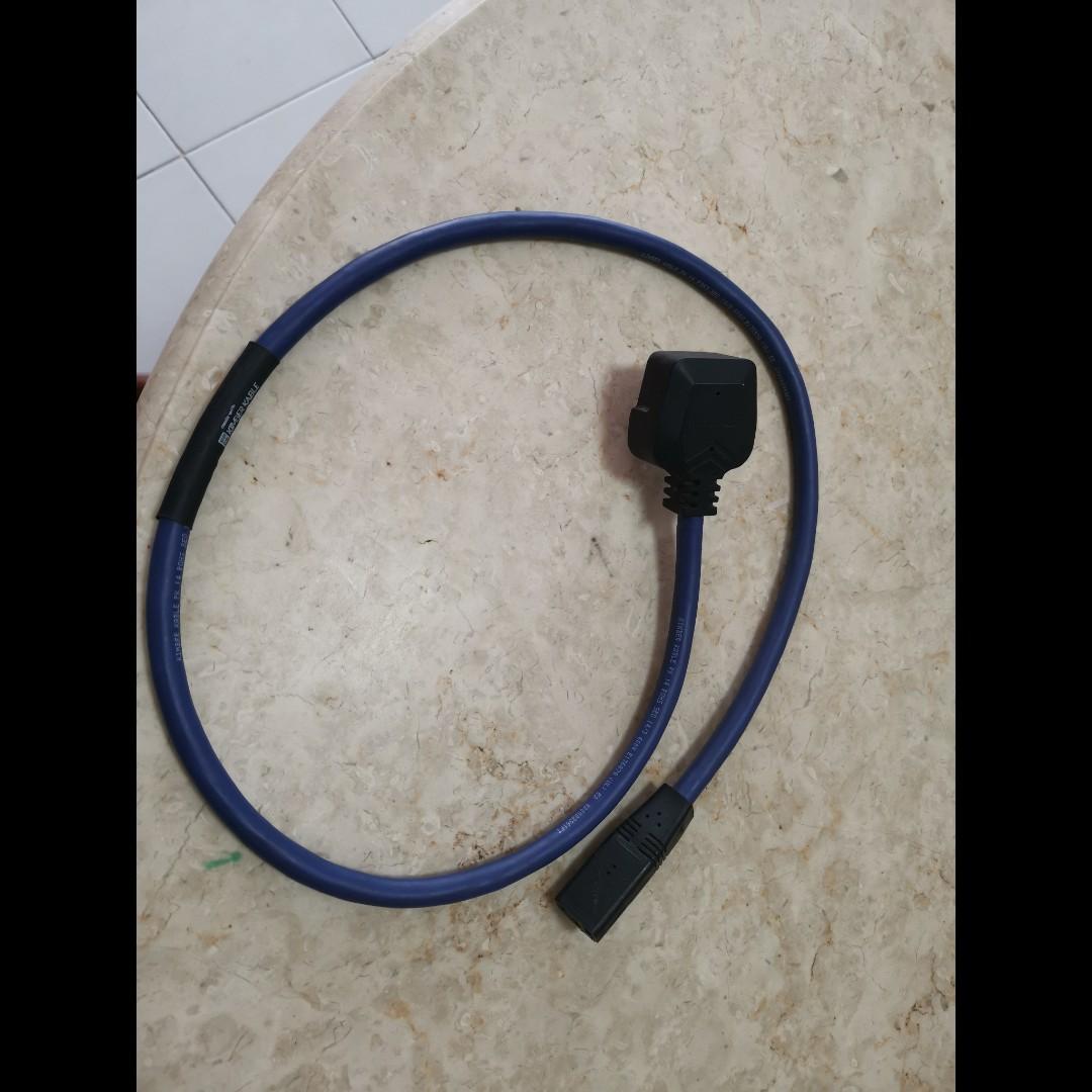 Russ Andrews Power Max Plus power cable(1 Metre), Mobile Phones