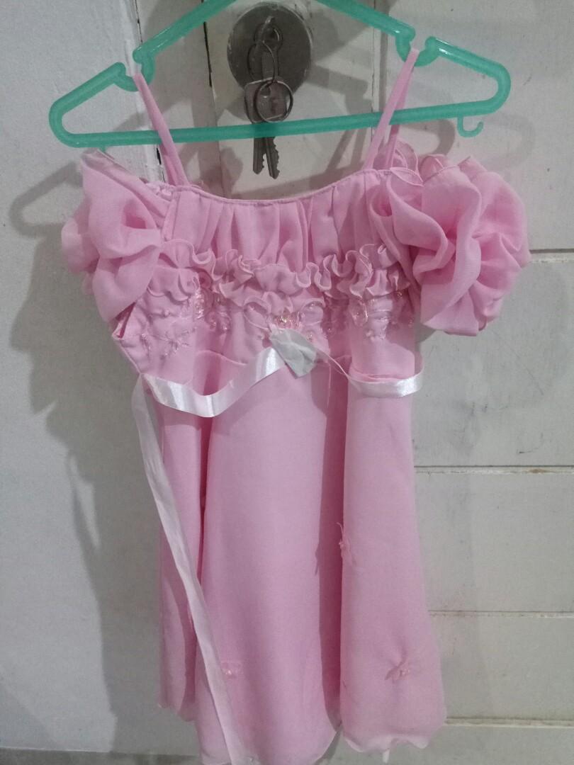 Sabrina Pink Princess Dress Babies Kids Girls Apparel 4 To 7