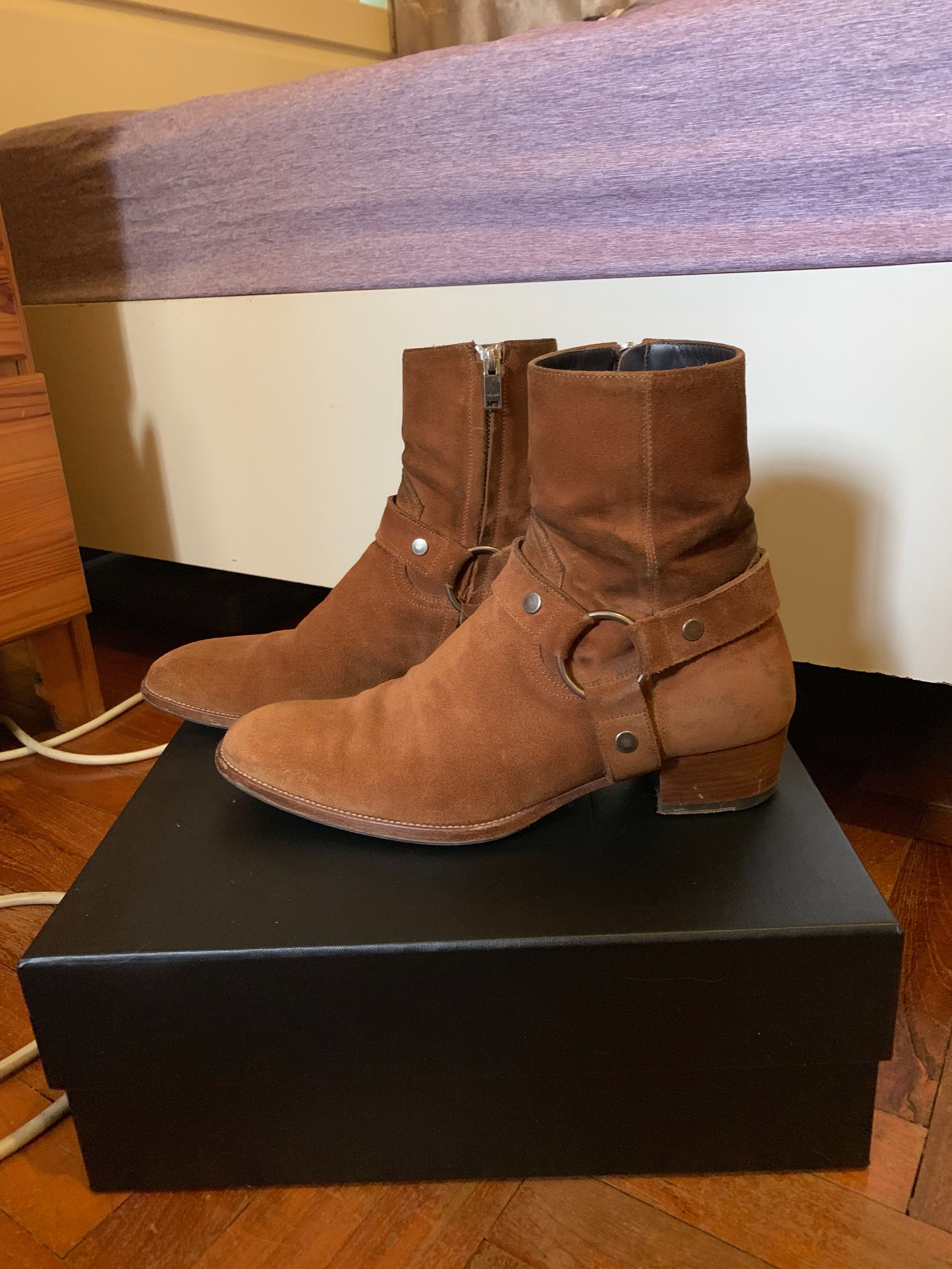Frye wyatt harness clearance leather short boot