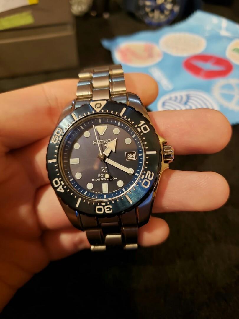 Seiko 精工SBDN017 Titanium Solar JDM鈦金屬, 名牌, 手錶- Carousell