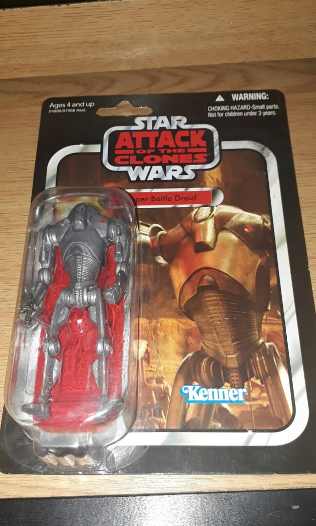 Star Wars The Vintage Collection Super Battle Droid Toys Games Toys On Carousell