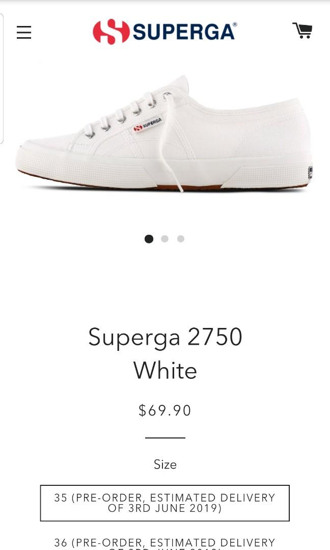 Superga 2750 classic white sneakers 