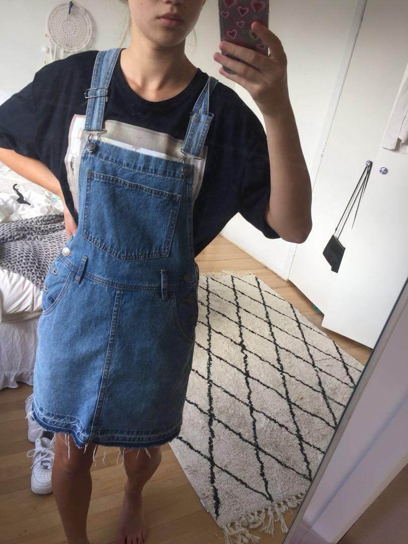 Supre sales denim overalls