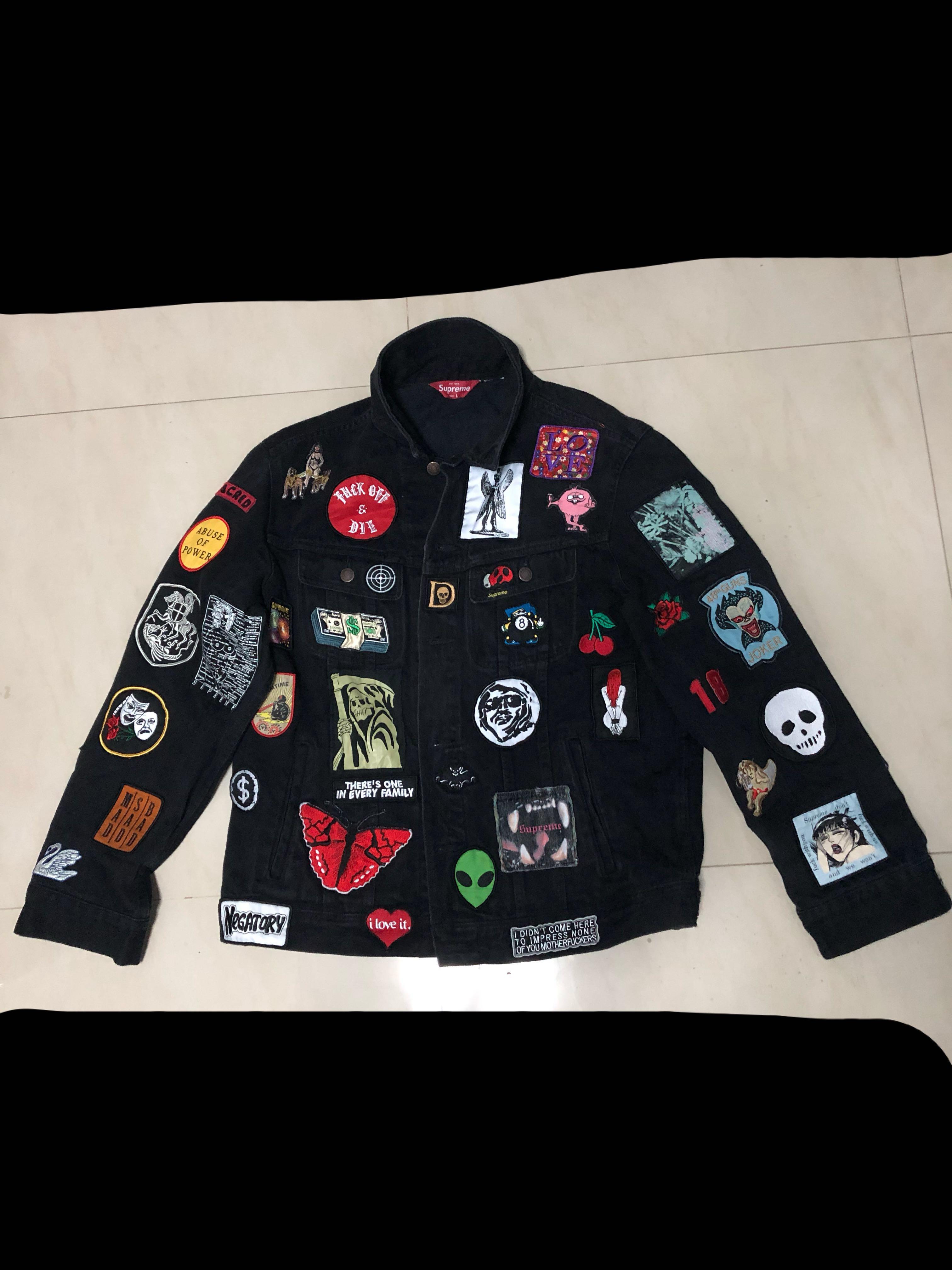 Supreme Patches Denim Trucker Jacket SS 18 - Stadium Goods